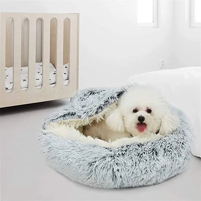 Cama Nido Suave para Gatos y Perros Pequeños 🐾💤