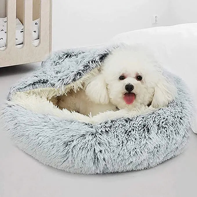 Cama Nido Suave para Gatos y Perros Pequeños 🐾💤