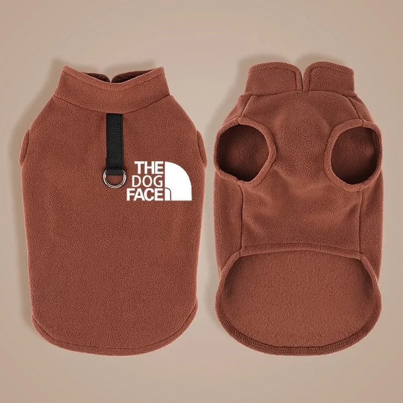 Chaleco Polar "The Dog Face" – Abrigo Cálido y Cómodo para Perros