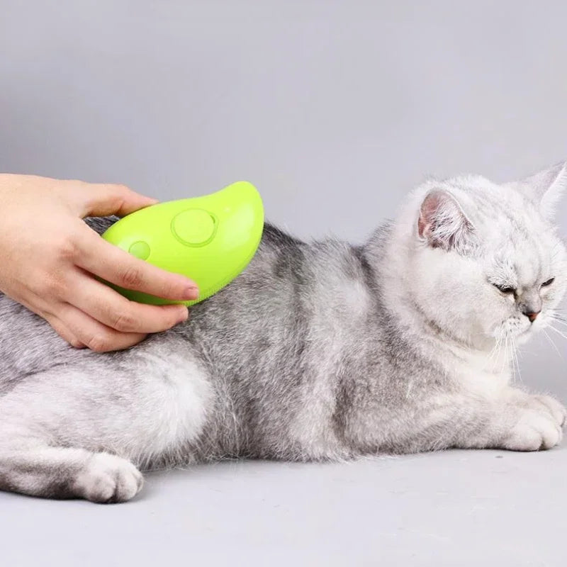 Cepillo de Silicona con Dispensador para Mascotas 🐾✨